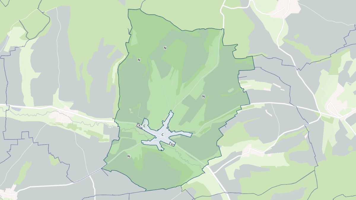 Aperçu cartographique de Dombasle-en-Argonne, centré sur la commune