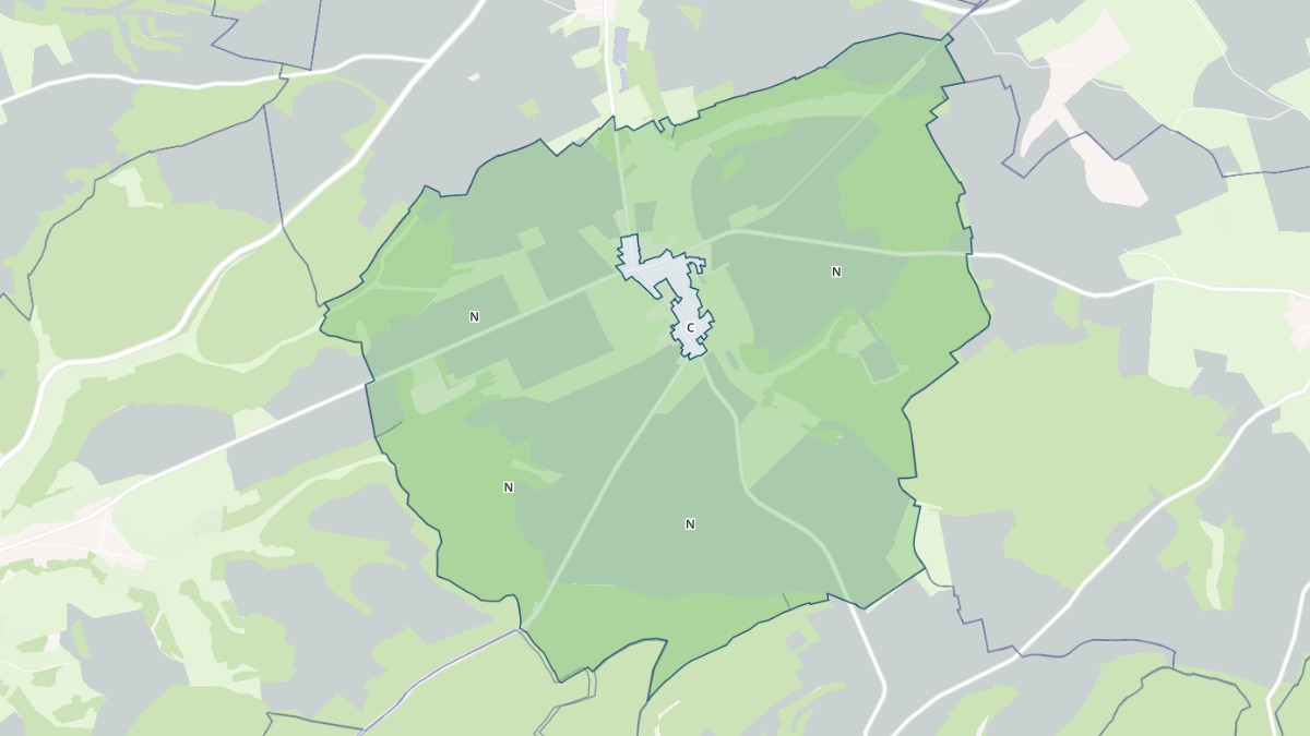 Aperçu cartographique de Érize-Saint-Dizier, centré sur la commune