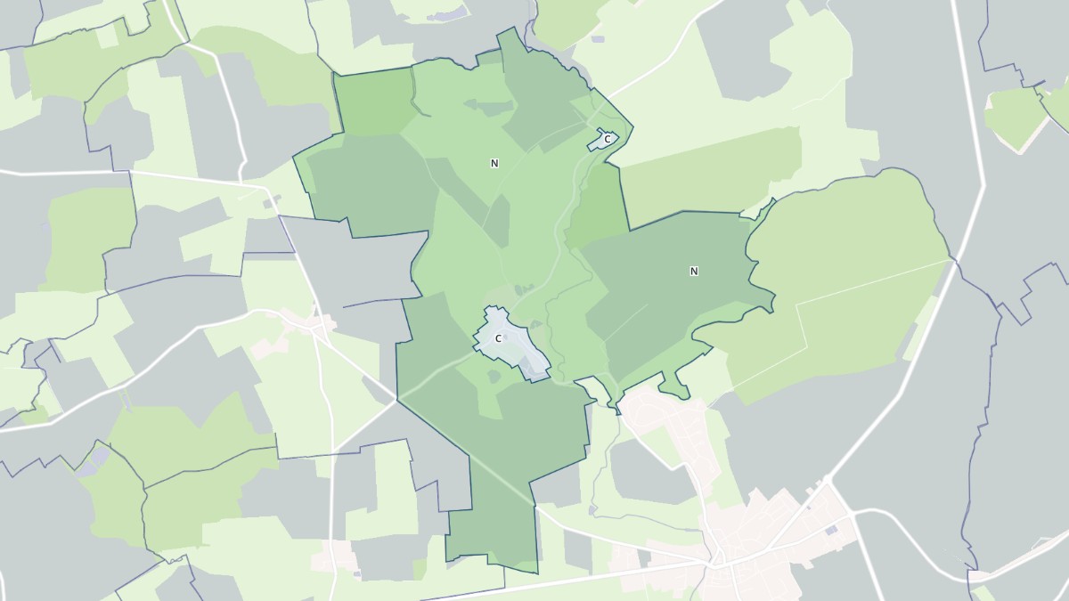 Aperçu cartographique de Foameix-Ornel, centré sur la commune
