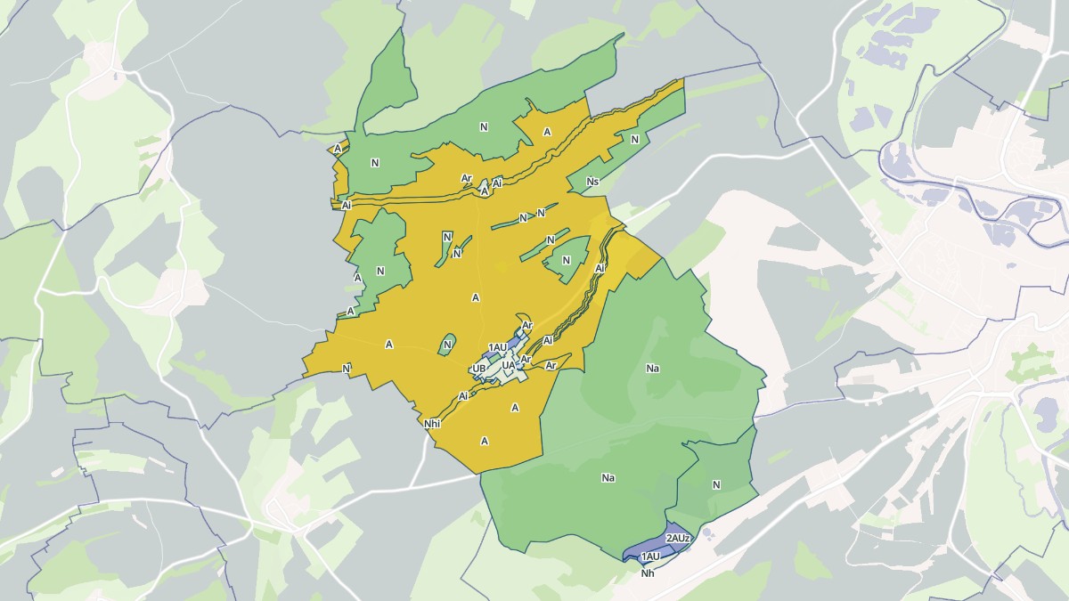 Aperçu cartographique de Fromeréville-les-Vallons, centré sur la commune