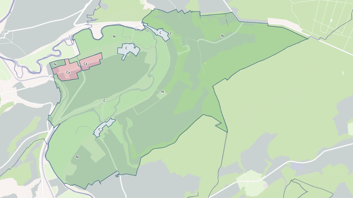 Aperçu cartographique de Han-sur-Meuse, centré sur la commune
