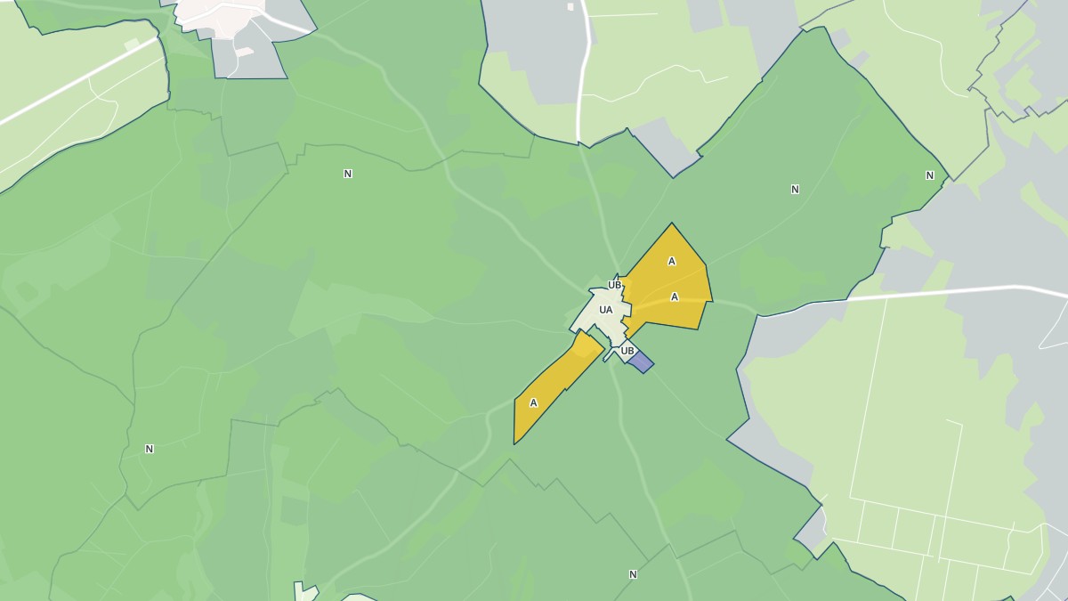 Aperçu cartographique de Hévilliers, centré sur la commune