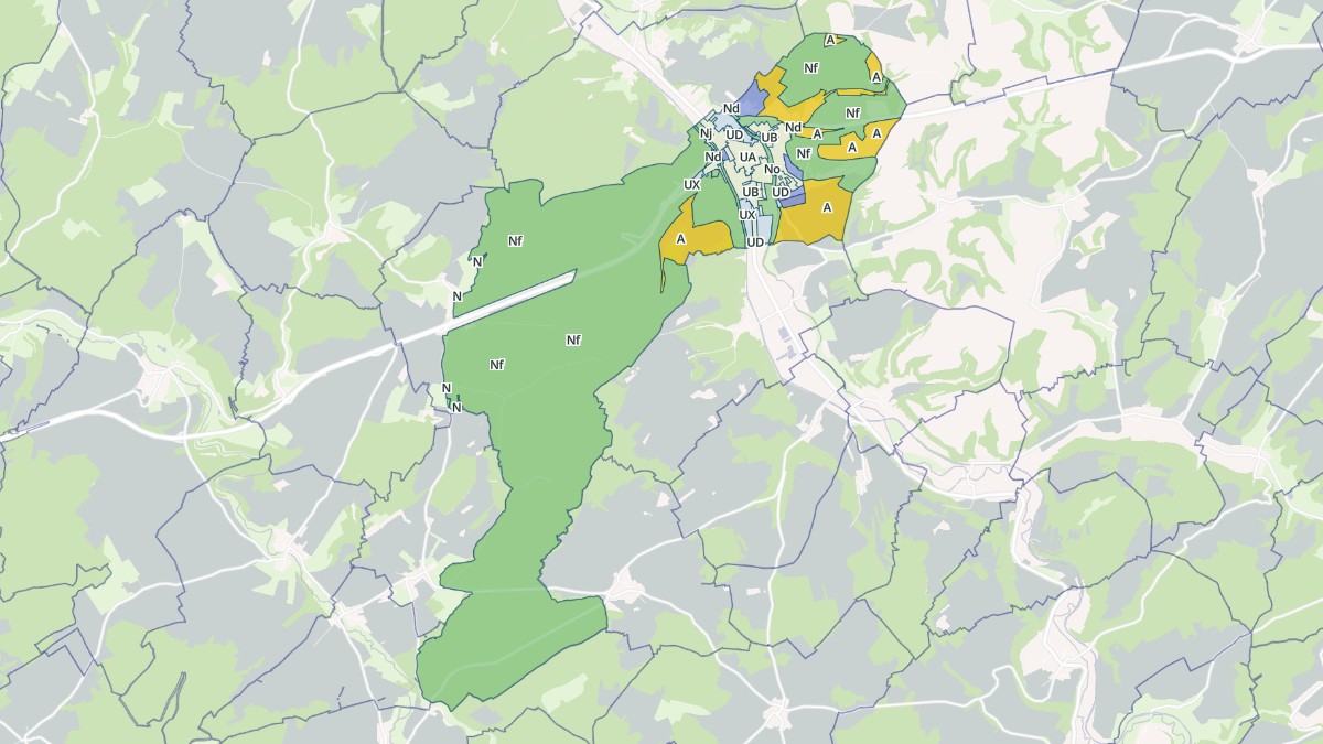 Aperçu cartographique de Ligny-en-Barrois, centré sur la commune
