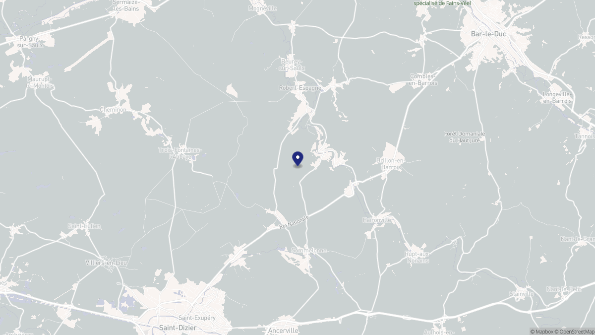 Aperçu cartographique de L'Isle-en-Rigault, centré sur la commune