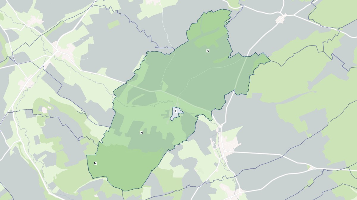 Aperçu cartographique de Longchamps-sur-Aire, centré sur la commune