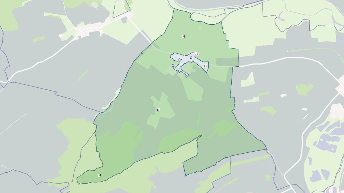 Aperçu cartographique de Marre, centré sur la commune
