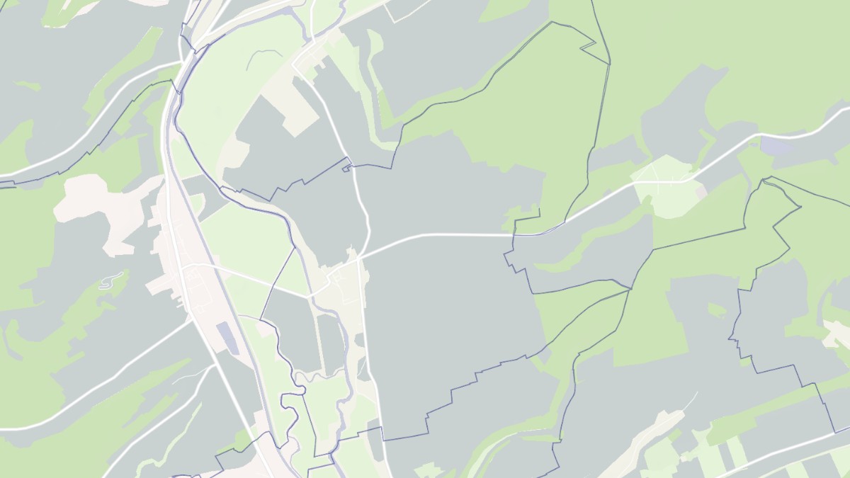 Aperçu cartographique de Mécrin, centré sur la commune