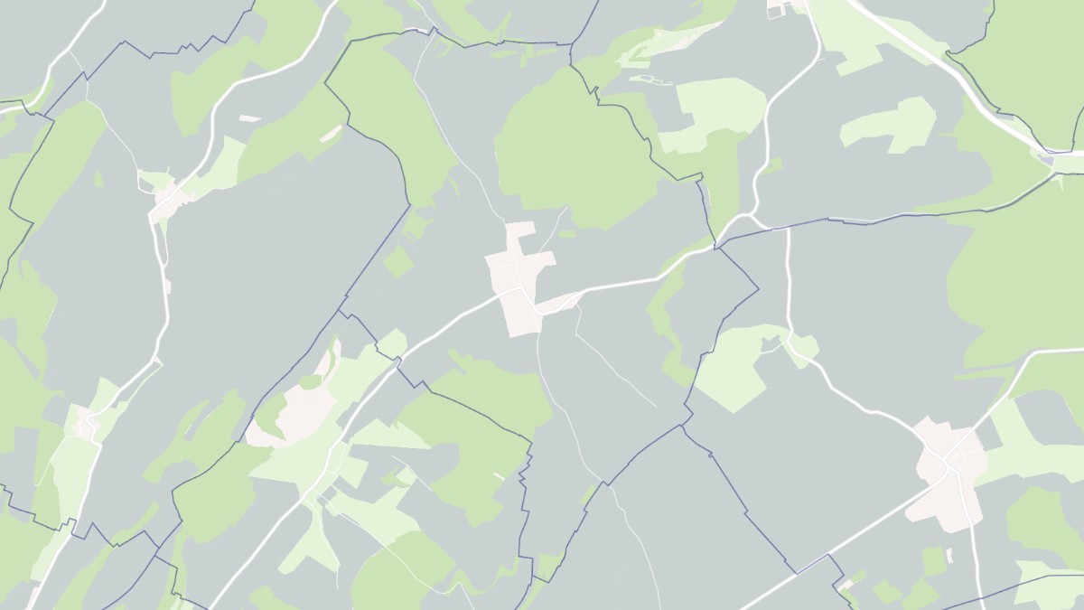 Aperçu cartographique de Méligny-le-Grand, centré sur la commune