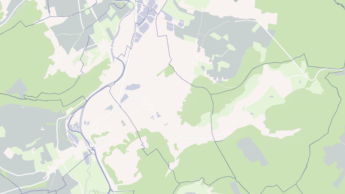 Aperçu cartographique de Milly-sur-Bradon, centré sur la commune
