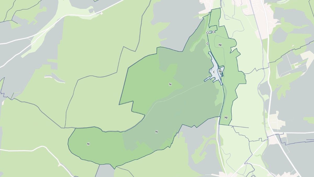 Aperçu cartographique de Les Monthairons, centré sur la commune