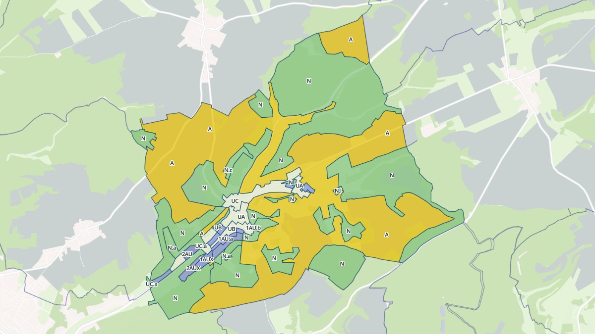 Aperçu cartographique de Naives-Rosières, centré sur la commune