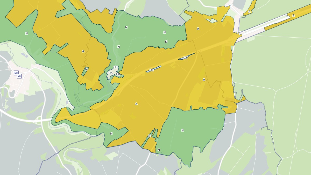 Aperçu cartographique de Nant-le-Petit, centré sur la commune