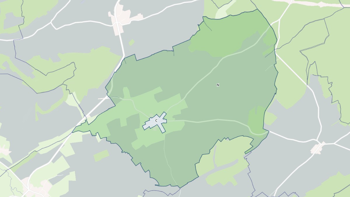 Aperçu cartographique de Neuville-en-Verdunois, centré sur la commune