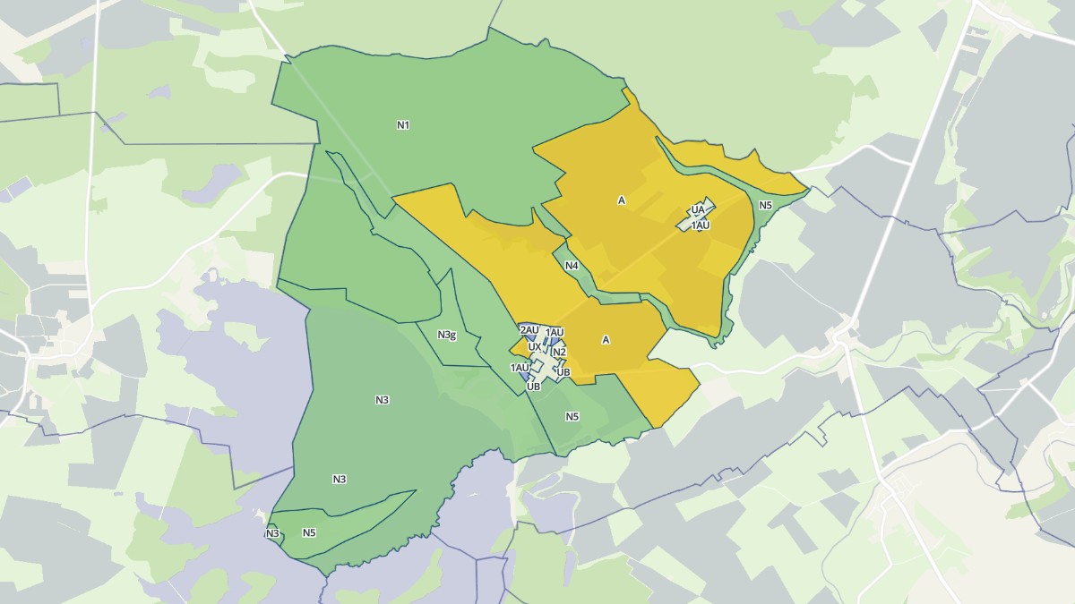 Aperçu cartographique de Nonsard-Lamarche, centré sur la commune