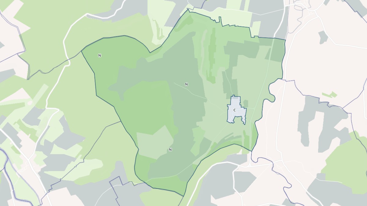 Aperçu cartographique de Olizy-sur-Chiers, centré sur la commune