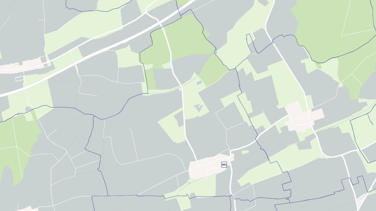 Aperçu cartographique de Pareid, centré sur la commune