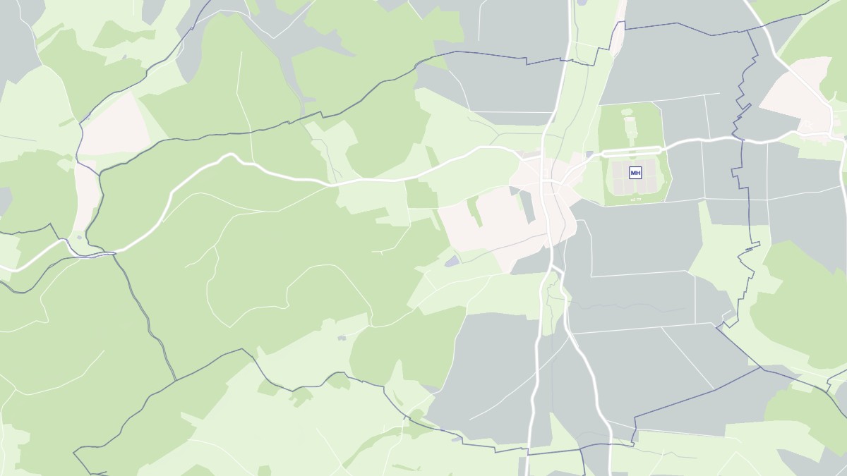 Aperçu cartographique de Romagne-sous-Montfaucon, centré sur la commune