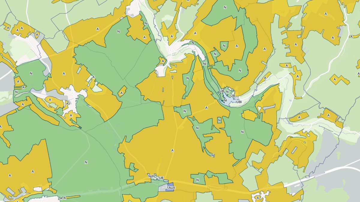 Aperçu cartographique de Rupt-aux-Nonains, centré sur la commune