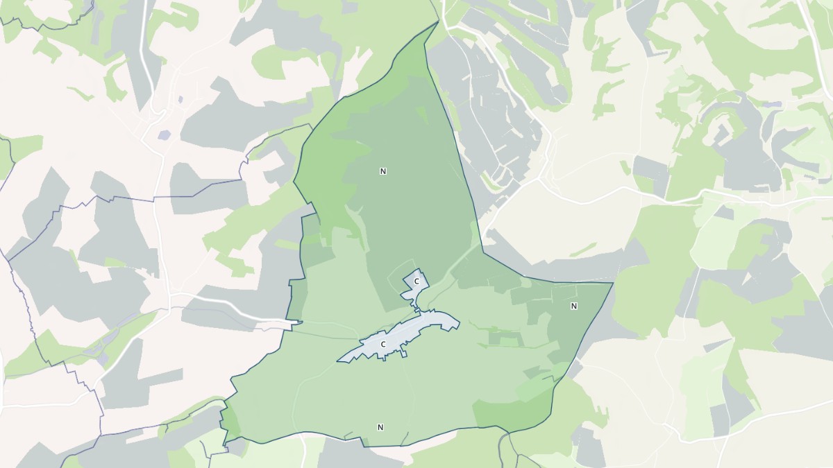 Aperçu cartographique de Thonne-la-Long, centré sur la commune