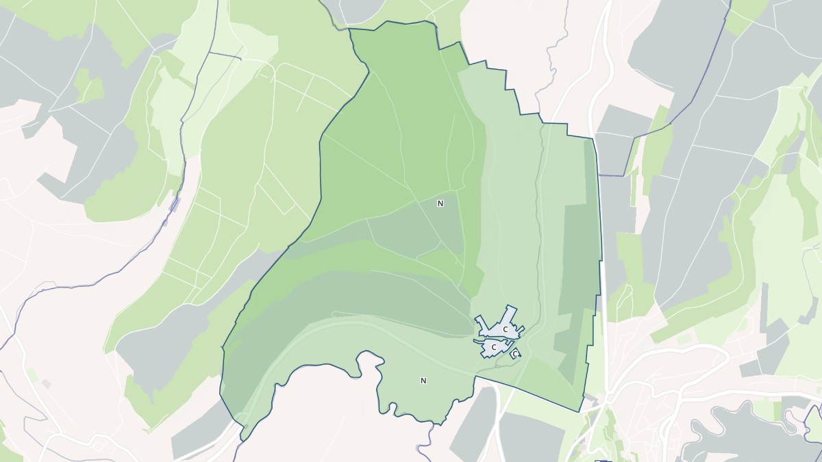 Aperçu cartographique de Thonne-les-Près, centré sur la commune