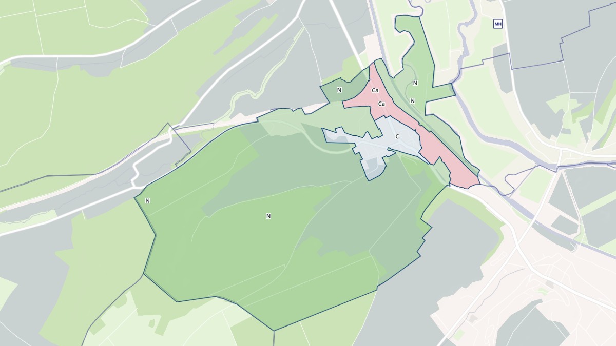 Aperçu cartographique de Vadonville, centré sur la commune