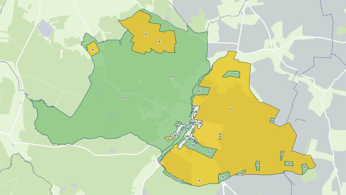 Aperçu cartographique de Vaubecourt, centré sur la commune