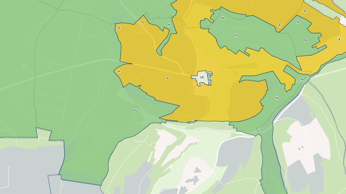 Aperçu cartographique de Vaudeville-le-Haut, centré sur la commune