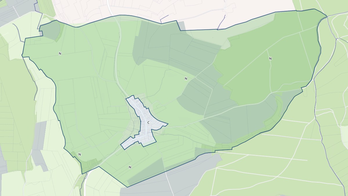 Aperçu cartographique de Verneuil-Petit, centré sur la commune