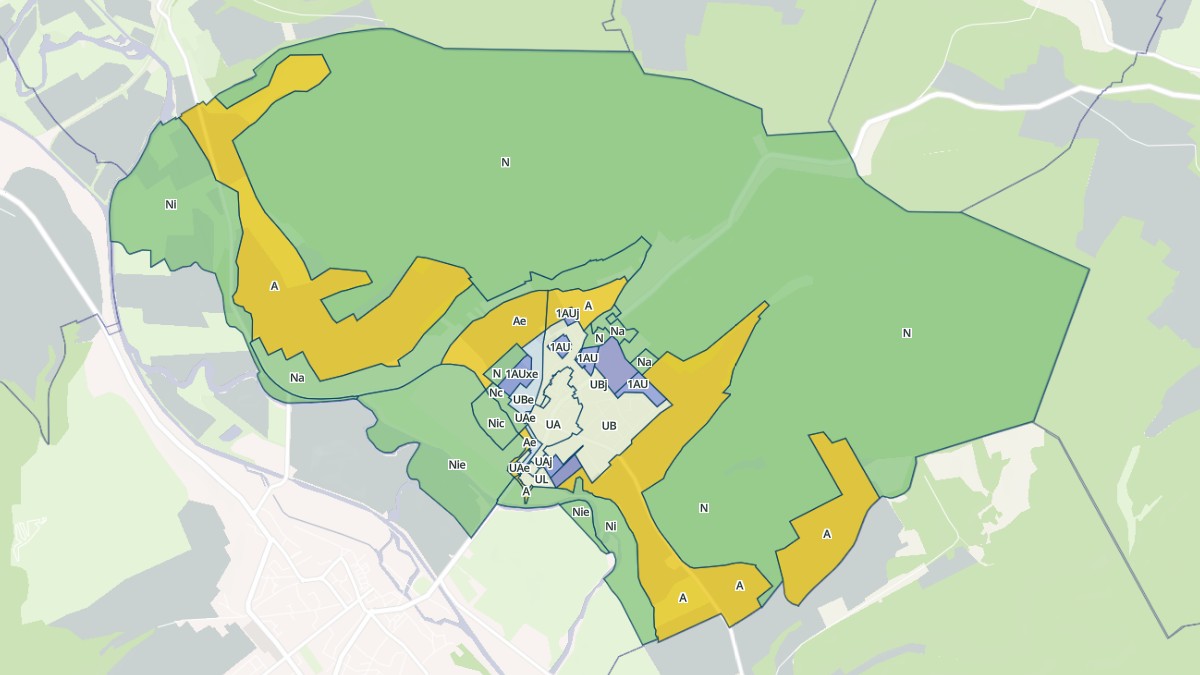 Aperçu cartographique de Vignot, centré sur la commune