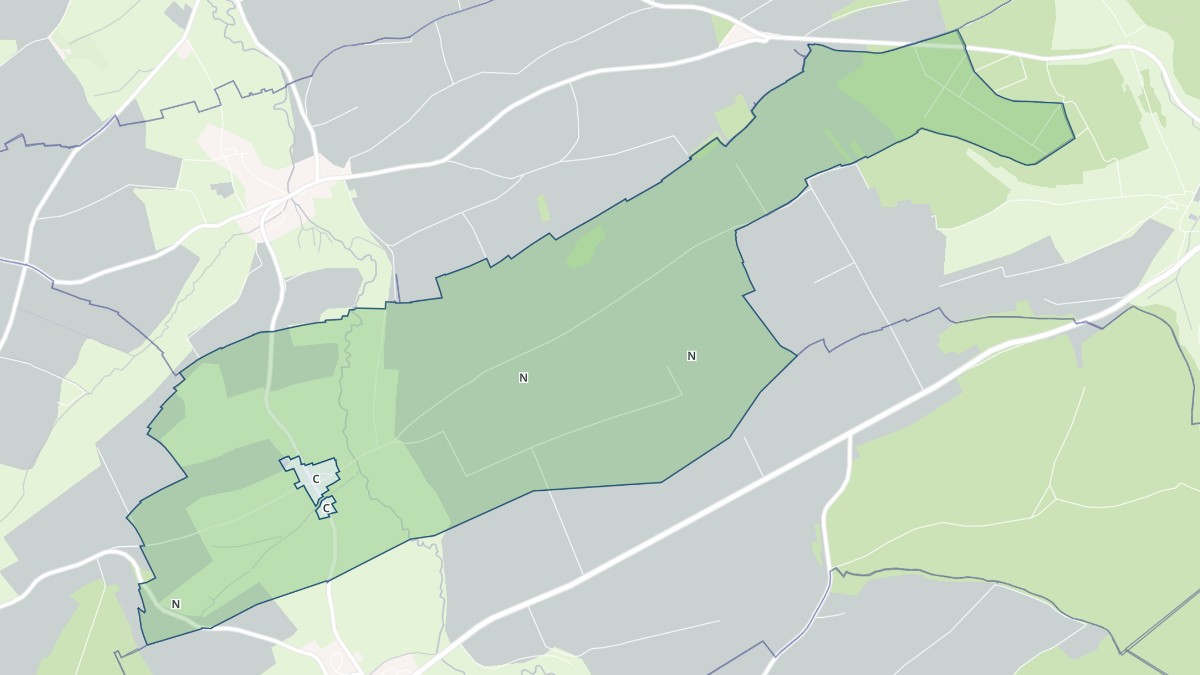 Aperçu cartographique de Ville-devant-Belrain, centré sur la commune