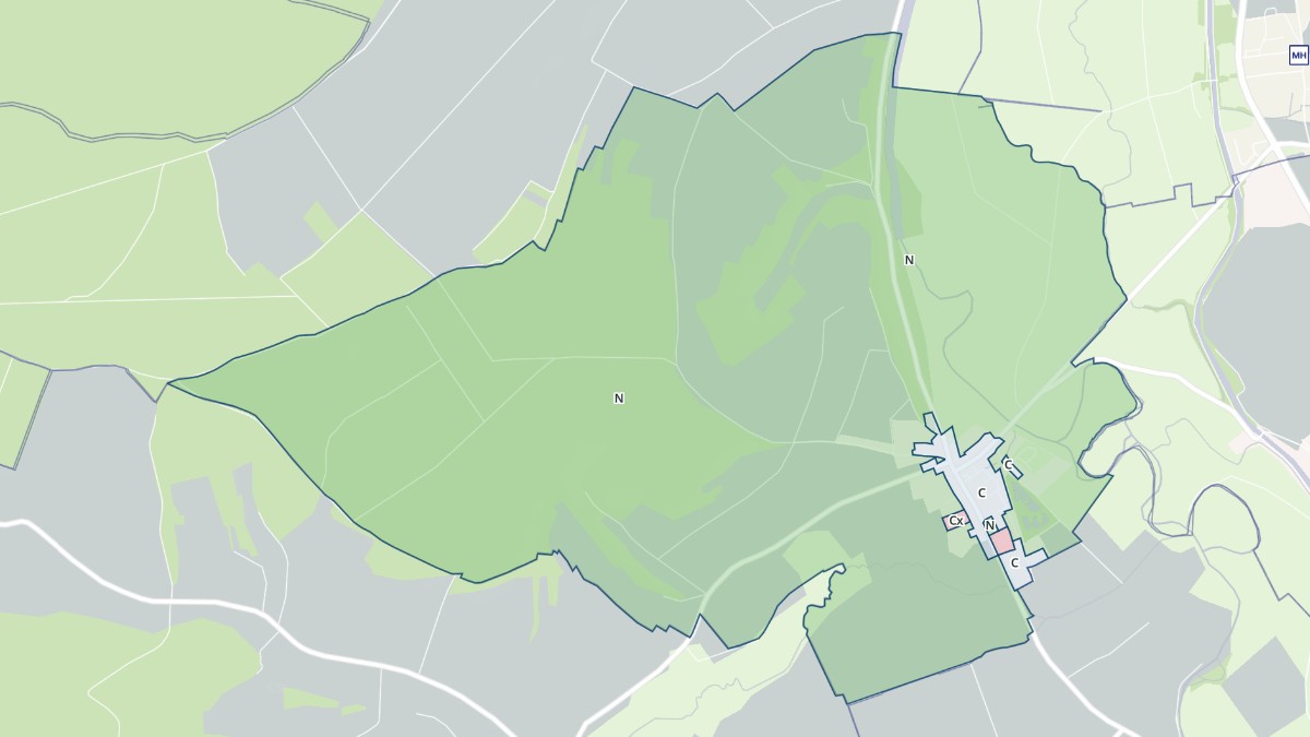 Aperçu cartographique de Villers-sur-Meuse, centré sur la commune
