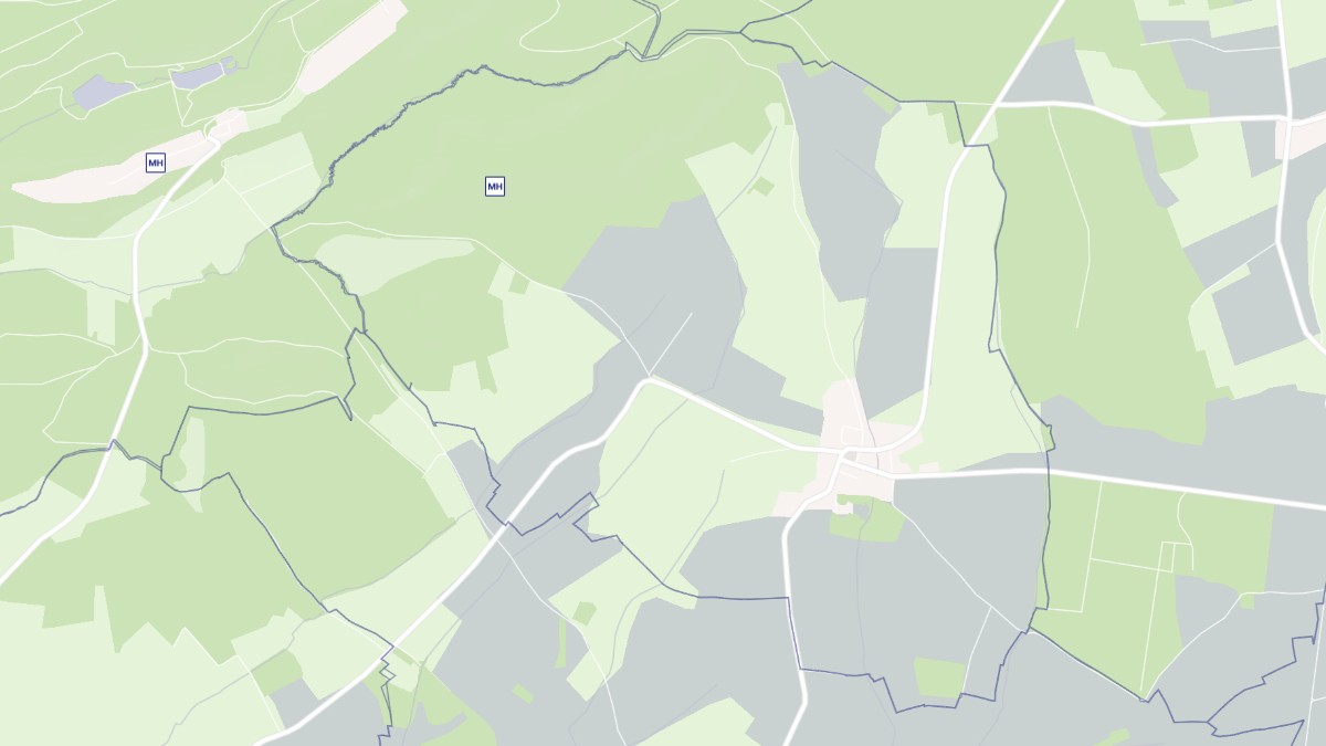 Aperçu cartographique de Waly, centré sur la commune