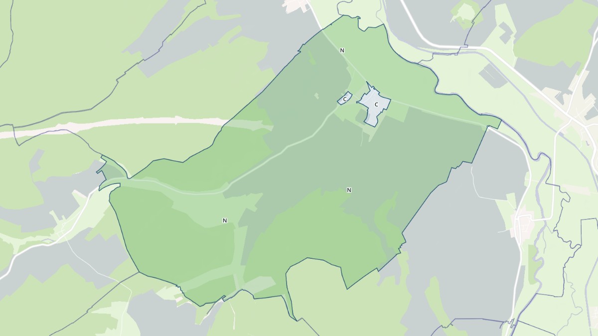 Aperçu cartographique de Woimbey, centré sur la commune