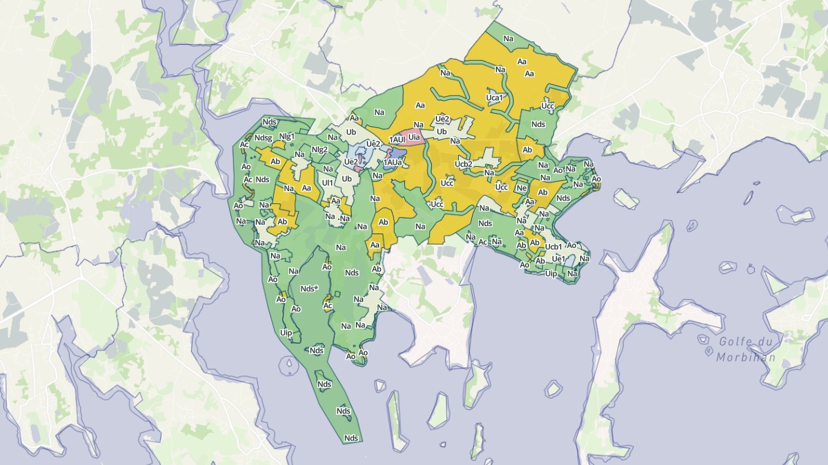 Aperçu cartographique de Baden, centré sur la commune