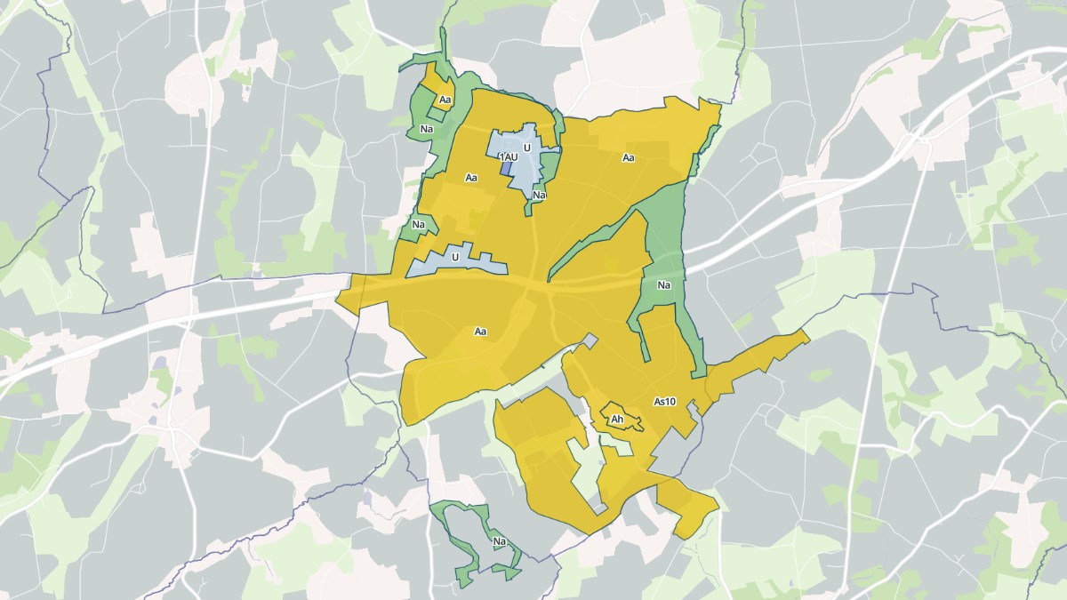 Aperçu cartographique de Buléon, centré sur la commune