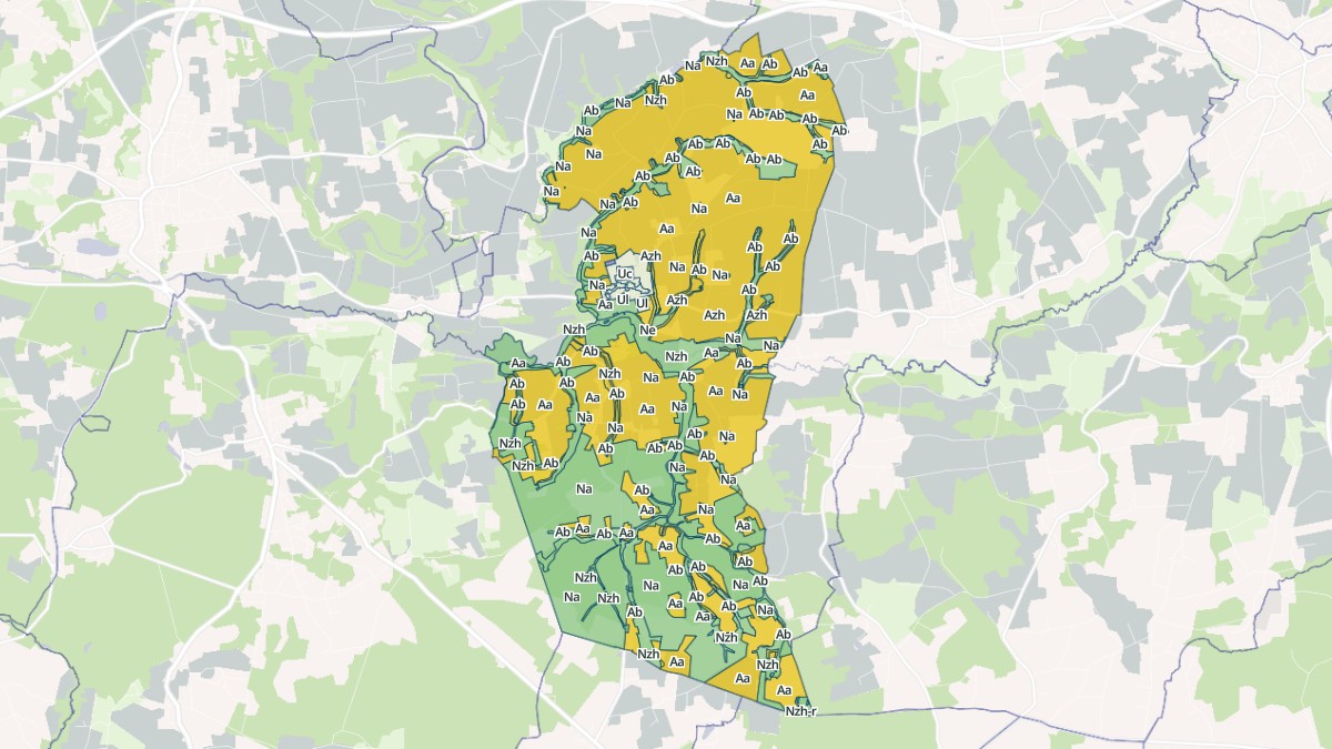 Aperçu cartographique de La Chapelle-Neuve, centré sur la commune