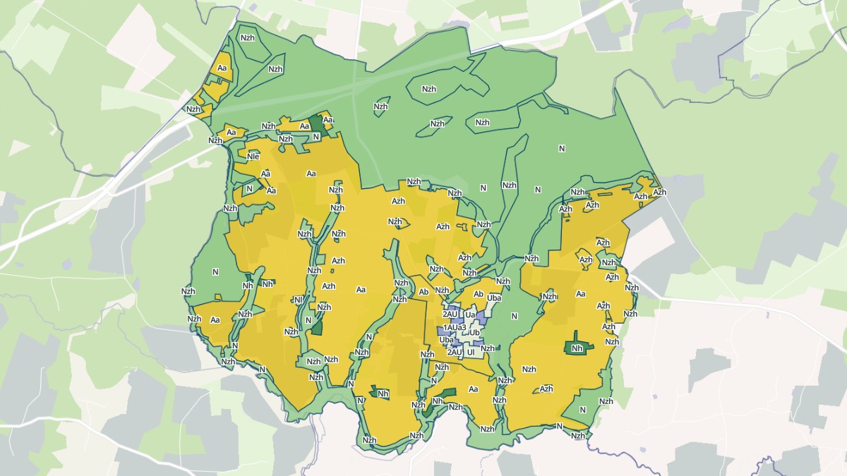 Aperçu cartographique de Le Cours, centré sur la commune
