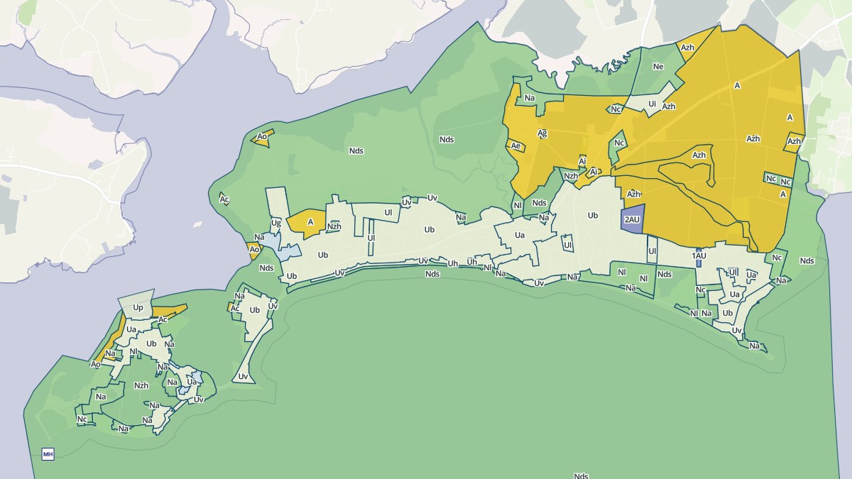 Aperçu cartographique de Damgan, centré sur la commune