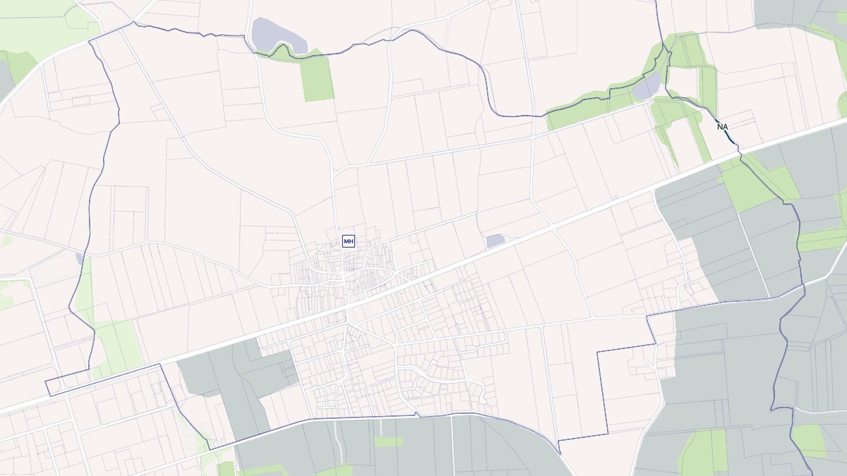 Aperçu cartographique de Gourhel, centré sur la commune