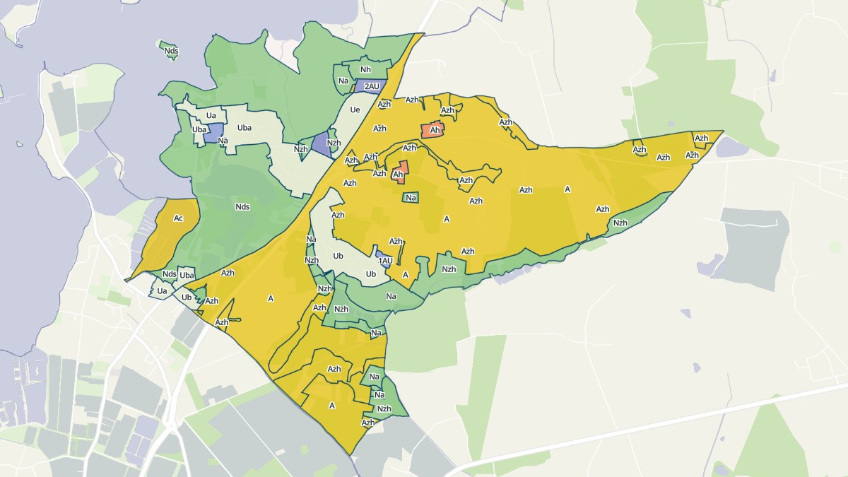 Aperçu cartographique de Le Hézo, centré sur la commune