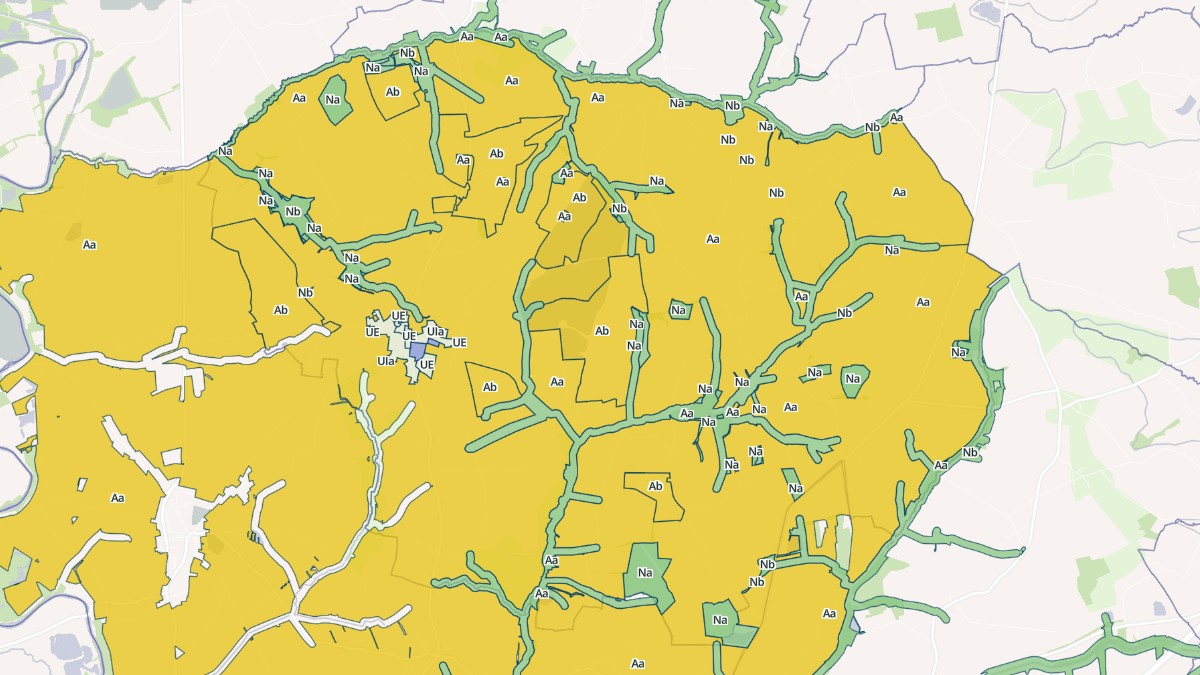 Aperçu cartographique de Kergrist, centré sur la commune