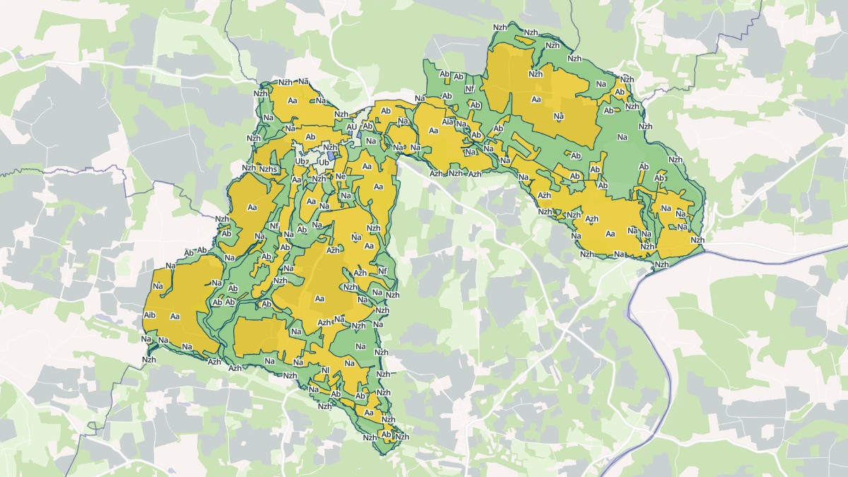 Aperçu cartographique de Lanvaudan, centré sur la commune