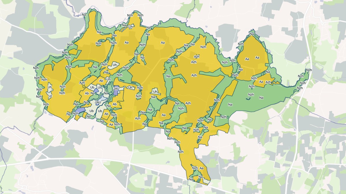 Aperçu cartographique de Larré, centré sur la commune