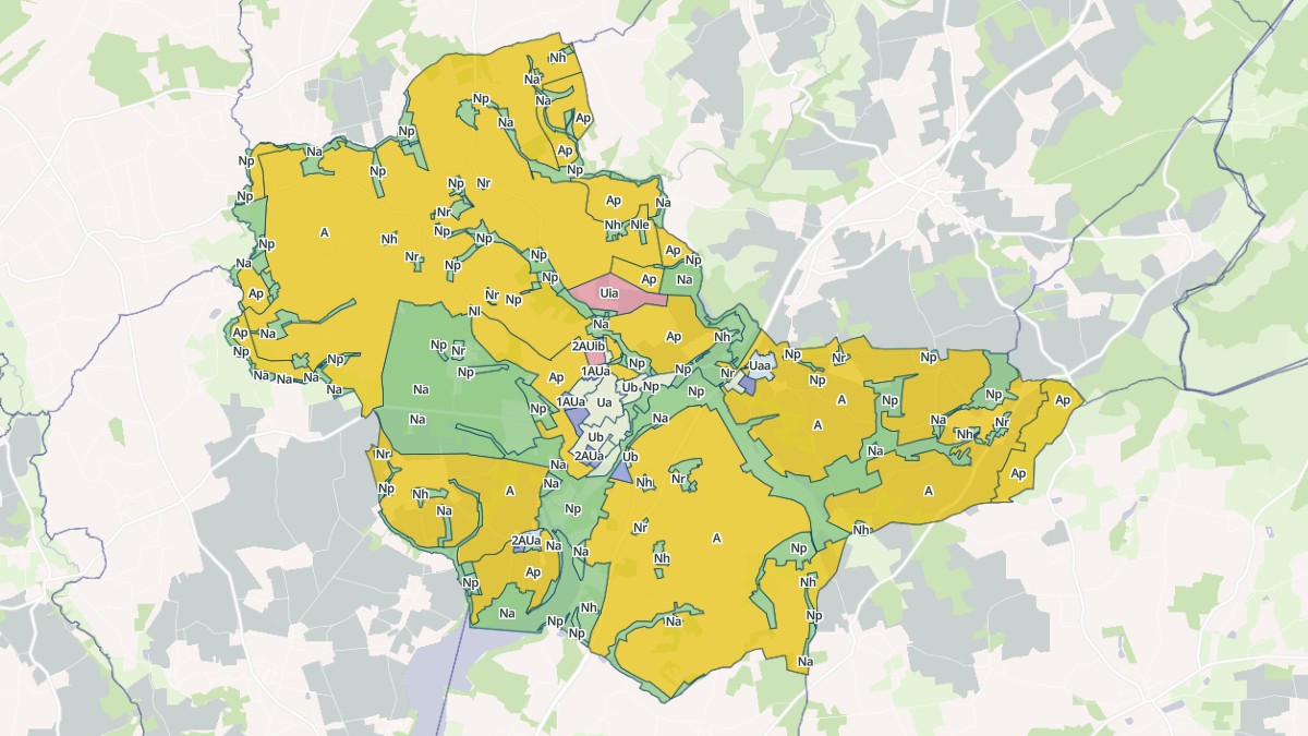 Aperçu cartographique de Loyat, centré sur la commune