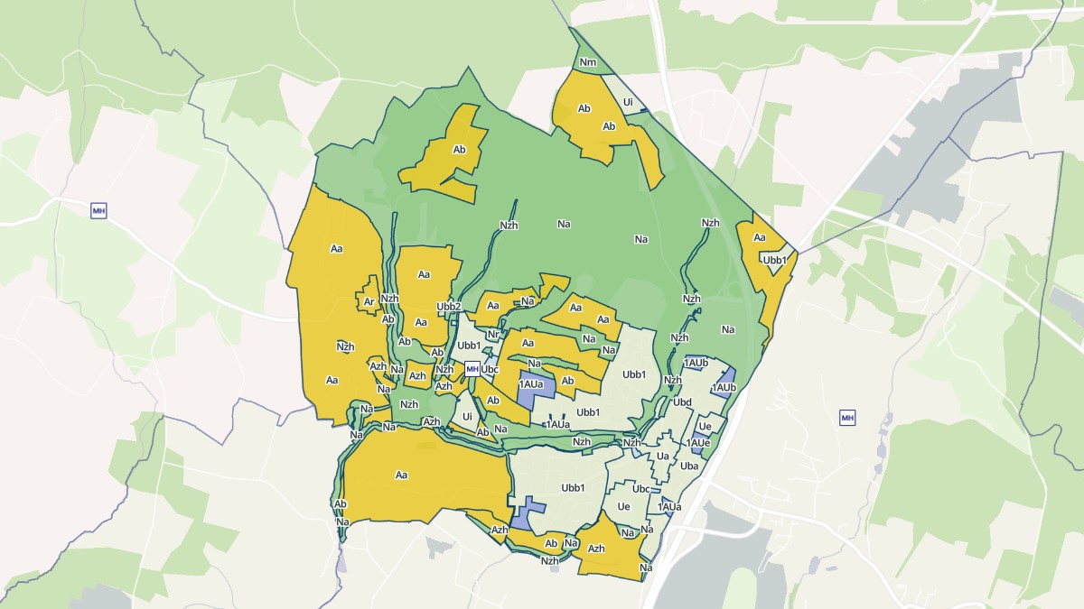 Aperçu cartographique de Meucon, centré sur la commune