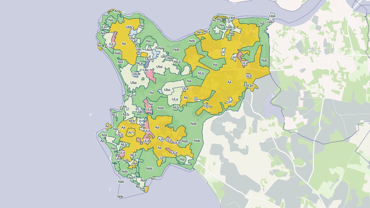 Aperçu cartographique de Pénestin, centré sur la commune