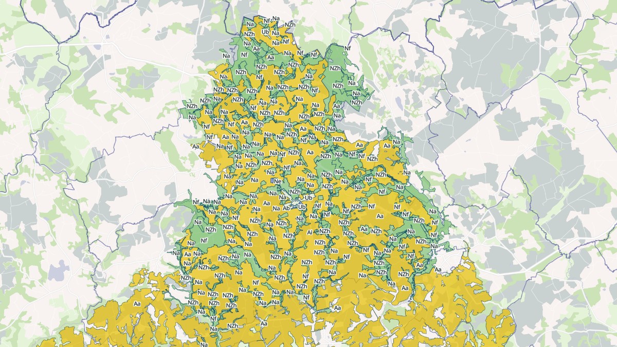 Aperçu cartographique de Ploërdut, centré sur la commune