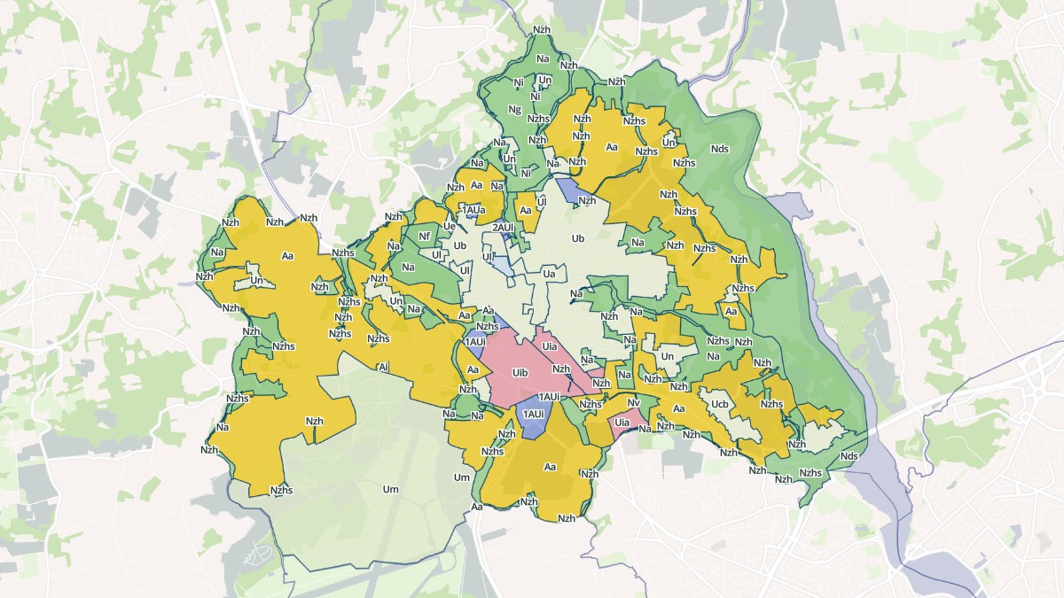 Aperçu cartographique de Quéven, centré sur la commune