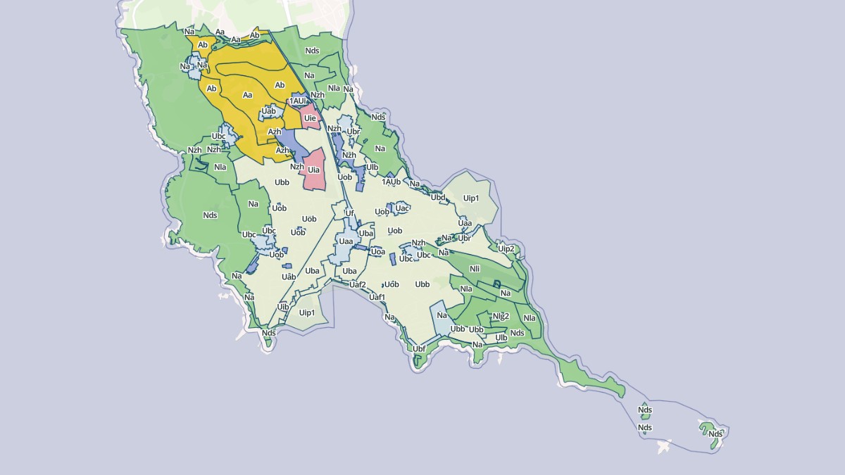 Aperçu cartographique de Quiberon, centré sur la commune