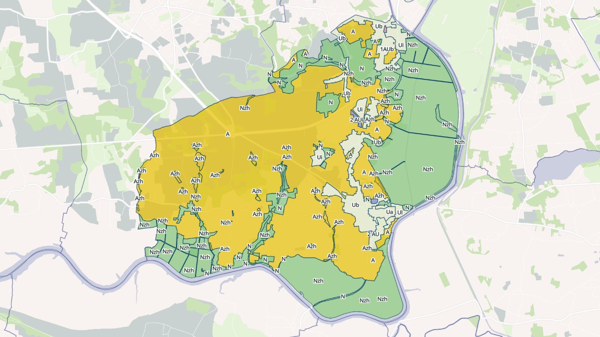 Aperçu cartographique de Rieux, centré sur la commune